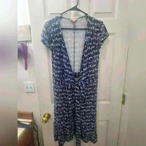 Lilly pulitzer beachy coastal robe size s